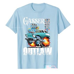 Gasser Outlaw Class Vintage Drag Racing Race Car T Shirt 3
