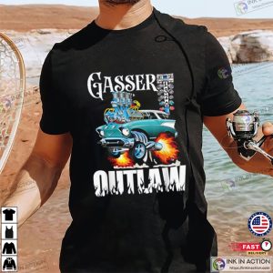 Gasser Outlaw Class Vintage Drag Racing Race Car T-Shirt