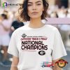 Georgia Bulldogs 2025 NCAA Women’s Outdoor Track And Field National Champions T-shirt