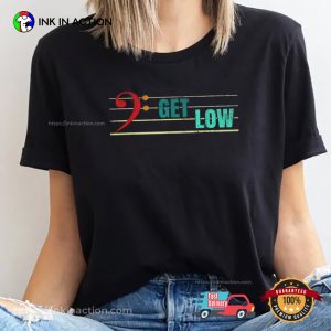 Get Low Vintage Bassschl Sselmusik F R Bassisten T-shirt
