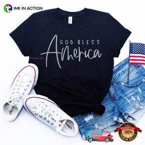 God Bless America Patriotic ComFort Colors Tee 2