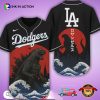 Godzilla Los Angeles Dodgers Japan Edition 2025 Baseball Jersey