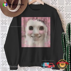 Goofy Ahh Cat Meme Dank Cursed Weirdcore Cringey Banana Cat T-shirt