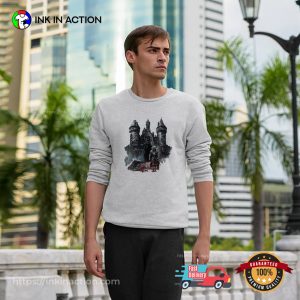 Gothic Knight And Castle Medieval Fantasy Unisex T-shirt