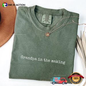 Grandma In The Making Comfort Colors Tee, Grandparents Day Presents