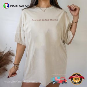 Grandma In The Making Comfort Colors Tee, Grandparents Day Presents