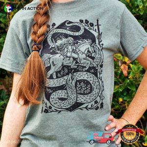 Horse And Rider Warrior Maiden Comfort Color Tee