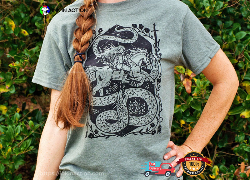 Horse And Rider Warrior Maiden Comfort Color Tee Horse And Rider Warrior Maiden Comfort Color Tee