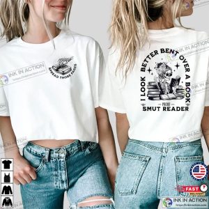 I Look Better Bent Over A Book Spread Those Pages 2-sided T-shirt I Look Better Bent Over A Book Spread Those Pages 2-sided T-shirt