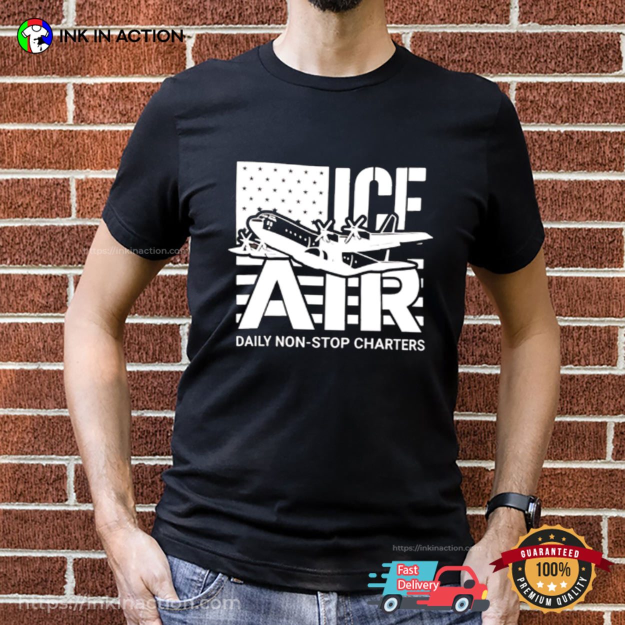 Ice Air Daily Non Stop Charters T-shirt Ice Air Daily Non Stop Charters T-shirt