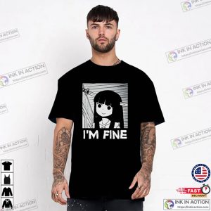 I’m Fine Funny Horror Manga Tee