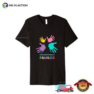 International Day Of Families Handprints T-shirt