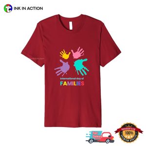 International Day Of Families Handprints T shirt 3
