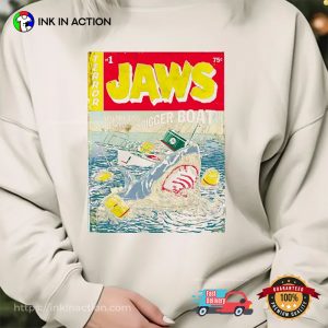 Jaws 1 Edition Comic Book Cover T-Shirt
