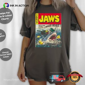 Jaws 1 Edition Comic Book Cover T-Shirt