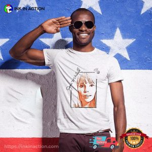 Joni Mitchell Portrait Signature Shirt