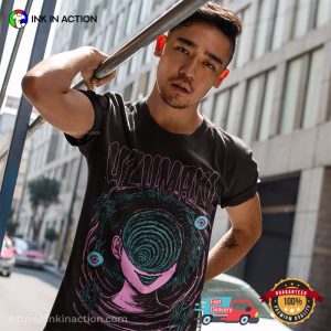 Junji Ito Uzumaki Horror Manga T-shirt