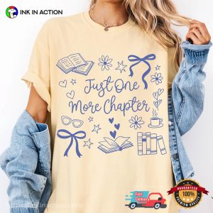 Just One More Chapter Read A Book Day Comfort Colors Tee