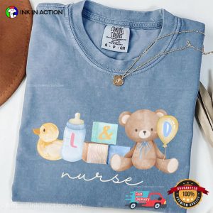 L&D Labor And Delivery Nurse Comfort Colors T-shirt