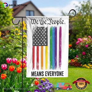 LGBTQ+ We the People Means Everyone America Flag 2