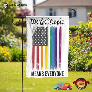 LGBTQ+ We The People Means Everyone America Flag