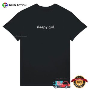 Lazy Girl Sleepy Girl Basic T-shirt