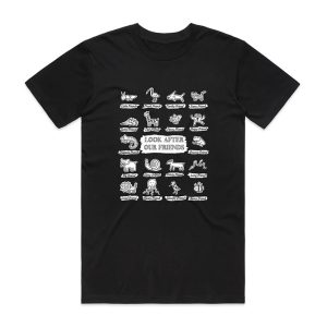 Look After Our Friends Funny Animals Tee 1