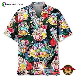 Lucky Bingo Fun Patterns Hawaiian Shirt 3