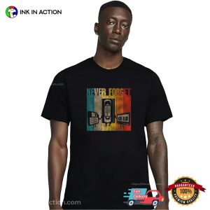 Never Forget Old Thing Retro 80s Media T-shirt