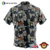 No Face Kaonashi Spirited Away Button Up Hawaiian Shirt