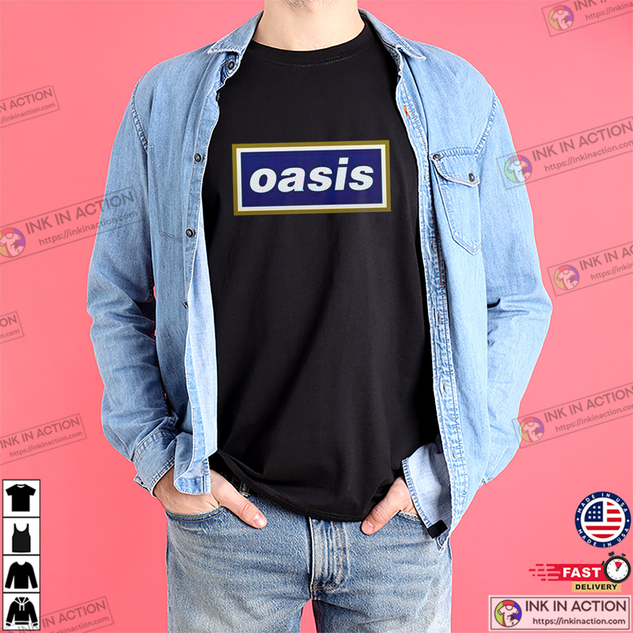 Oasis Gallagher Hill Manchester City Concert T-shirt Oasis Gallagher Hill Manchester City Concert T-shirt