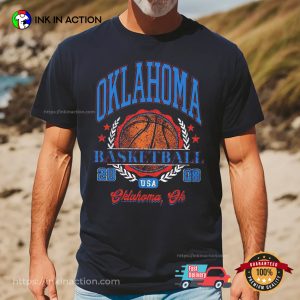 Oklahoma Basketball Vintage Style Shirt 1