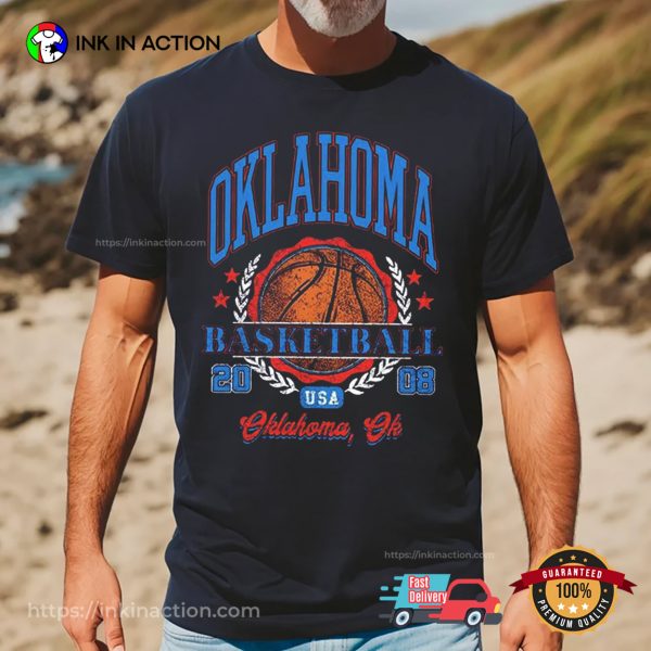 Oklahoma Basketball Vintage Style Shirt