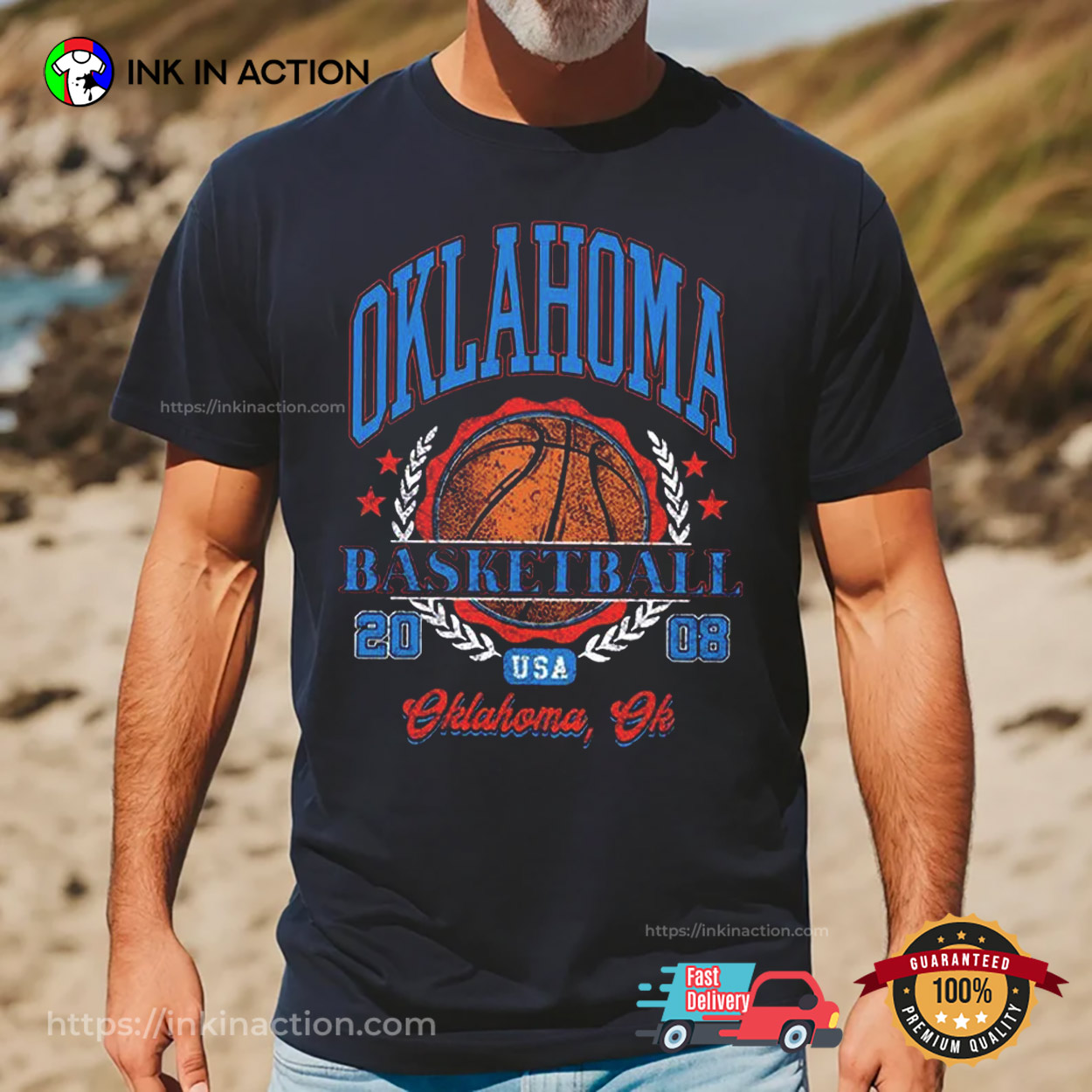 Oklahoma Basketball Vintage Style Shirt Oklahoma Basketball Vintage Style Shirt