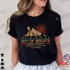 Out Of Breath Hiking Society Funny Mountain Hiking T-shirt