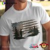 Outdoor Fishing American Flag Fisherman T-shirt