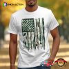 Outdoor Fishing American Flag T-shirt