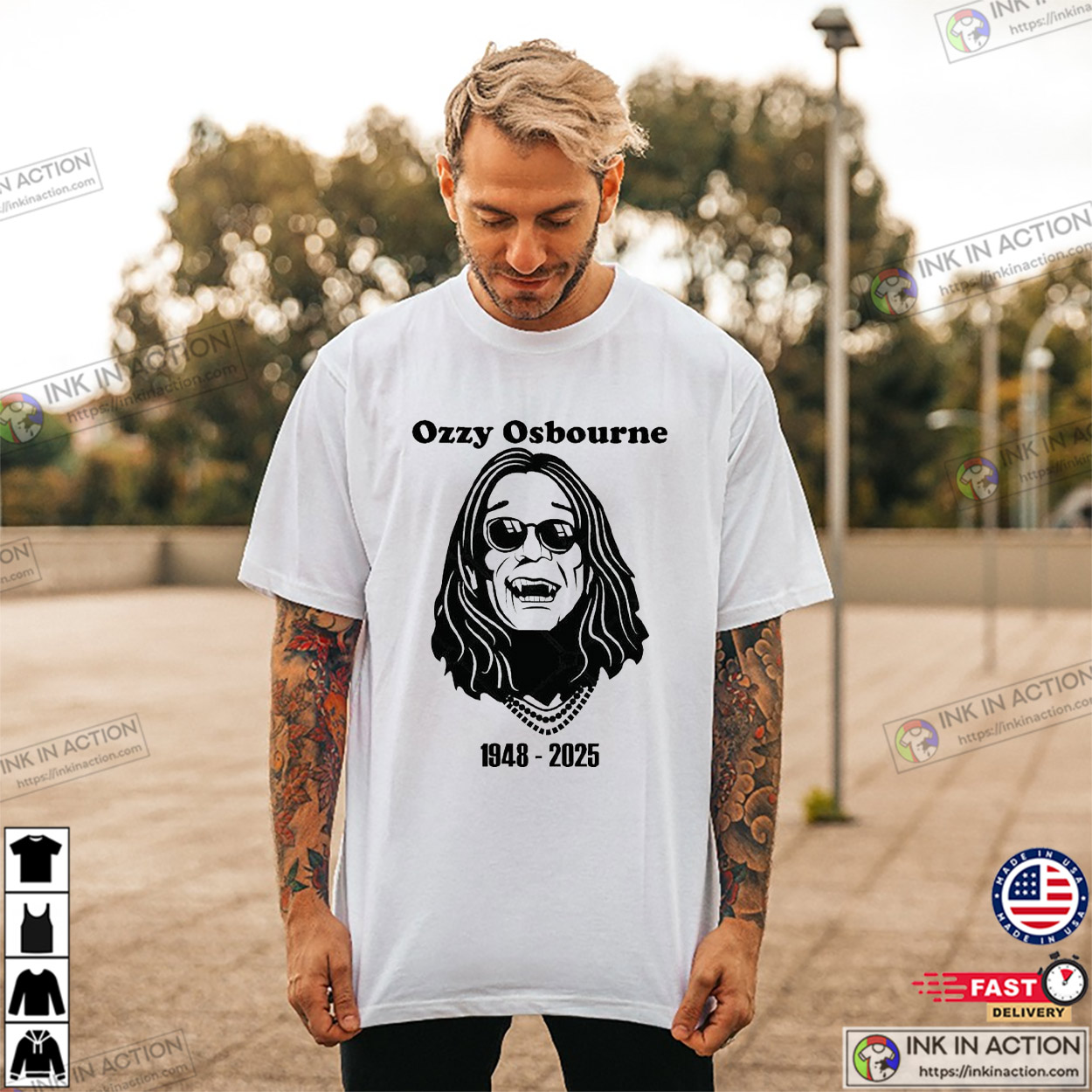 Ozzy Osbourne 1948 2025 Rest In Peace Shirt Ozzy Osbourne 1948 2025 Rest In Peace Shirt