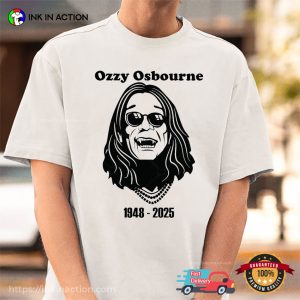 Ozzy Osbourne 1948 2025 Rest In Peace Shirt