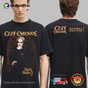 Ozzy Osbourne Rock And Roll Hall Of Fame 2 Sided Shirt