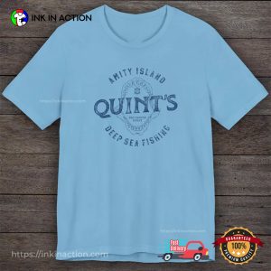 Personalize Jaws Quint's Deep Sea Fishing T shirt 2