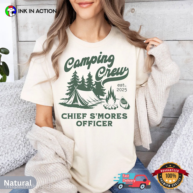 Personalized Camping Crew Est 2025 Family Camping Comfort Colors T-shirt Personalized Camping Crew Est 2025 Family Camping Comfort Colors T-shirt