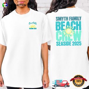 Personalized Family Name Beach Crew Seasided 2025 Comfort Colors Tee