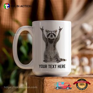 Personalized Funny Raccoon Coffee Mug