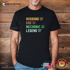 Personalized Husband Dad Mechanic Legend T-shirt Personalized Husband Dad Mechanic Legend T-shirt