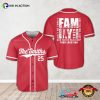 Personalized Name And Location Family Reunion 2025 Red Baseball Jersey