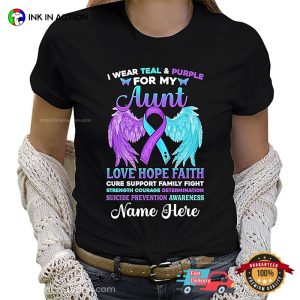 Personalized Suicide Prevention Awareness Motivational Positive T-shirt