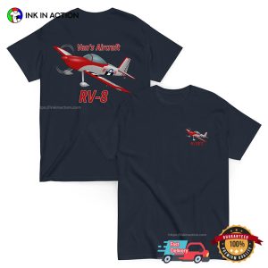 Personalized Van’s Aircraft RV-8 Aviation T-shirt