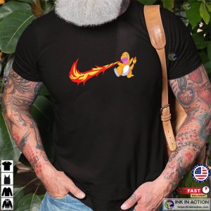 Pokemon Nike Charmander Fire T shirt 3