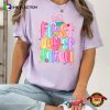 Preppy First Day Of School Coquette Teacher Comfort Colors T-shirt